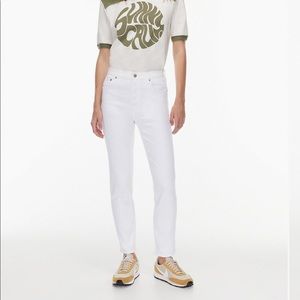 Aritzia Denim Forum Yoko High Rise Slim 28L 28W